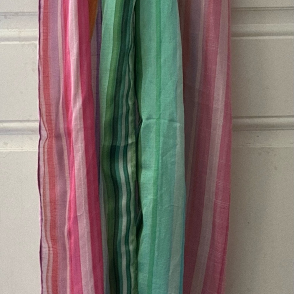Echo Women’s Scarf Striped Multicolor Fashion Accessory Vibrant Colors 72 inches
